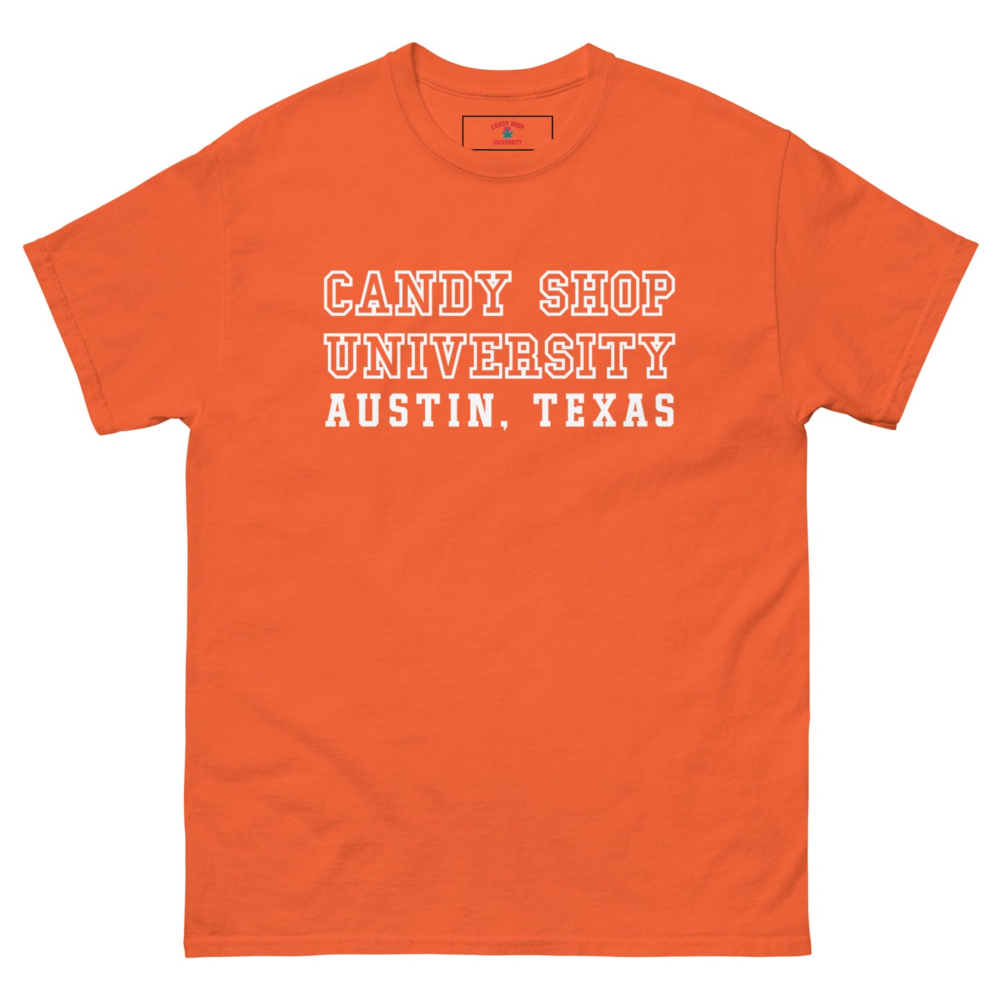 SKIPPING CLASS TO GET ASS CANDY SHOP UNIVERSITY T SHIRT AUSTIN TEXAS