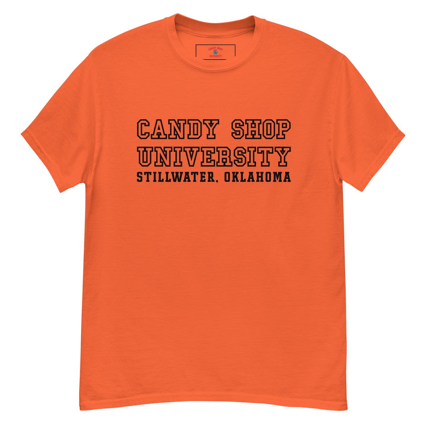 SKIPPING CLASS TO GET ASS CANDY SHOP UNIVERSITY T SHIRT STILLWATER OKLAHOMA