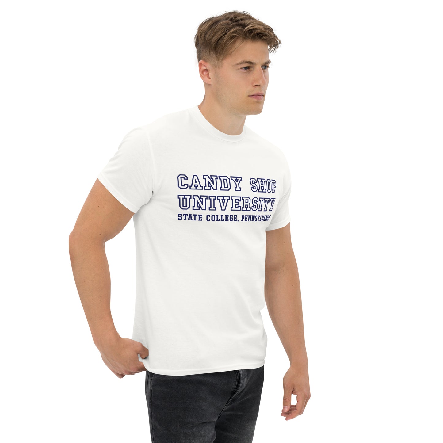 SKIPPING CLASS TO GET ASS CANDY SHOP UNIVERSITY T SHIRT - STATE COLLEGE PENNSYLVANIA