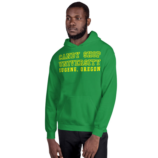 SKIPPING CLASS TO GET ASS CANDY SHOP UNIVERSITY HOODIE EUGENE OREGON