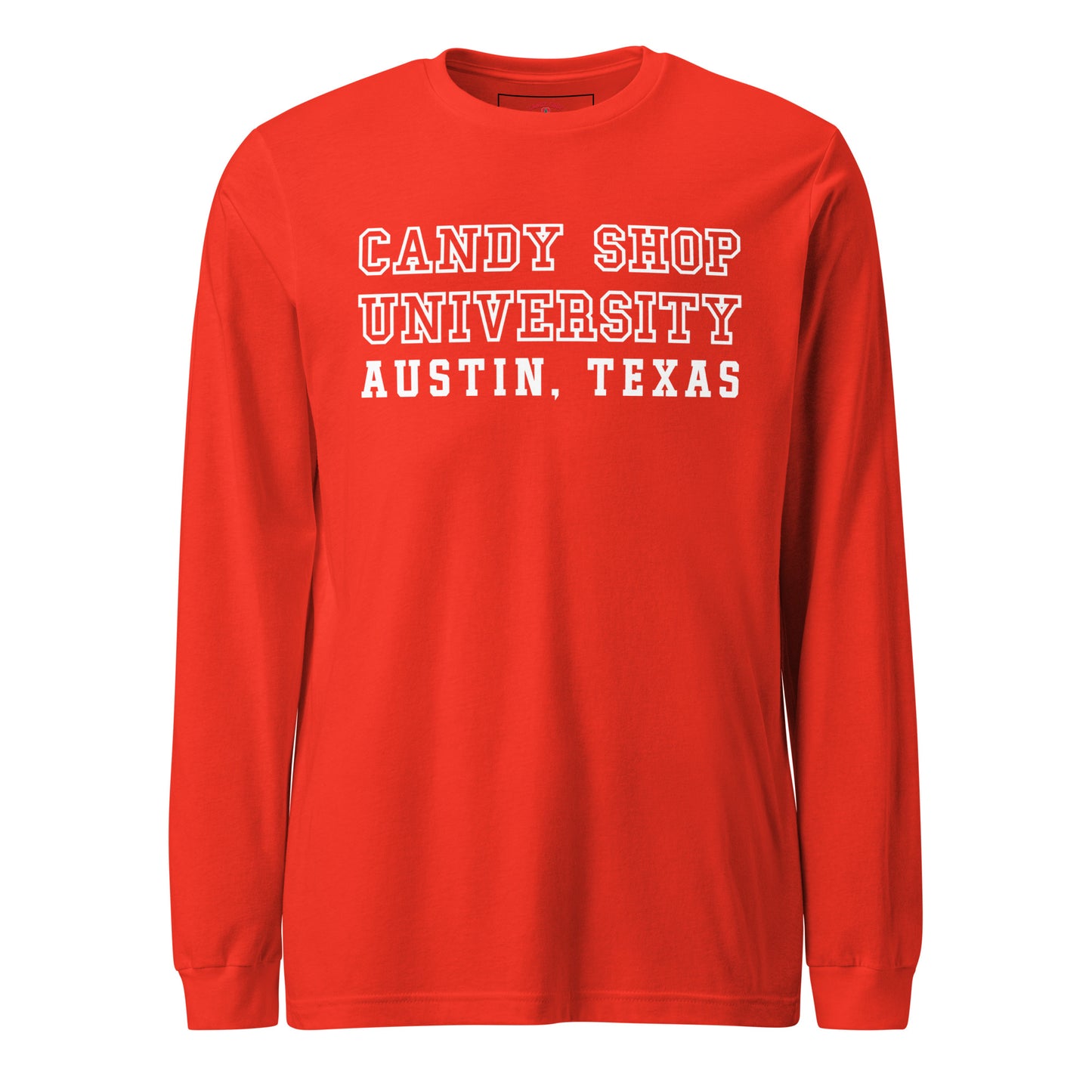 CANDY SHOP UNIVERSITY LONG SLEEVE AUSTIN TEXAS